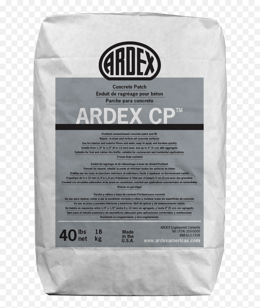 Ardex Cp Is A Concrete Patch For Minor Repairs - Coffee Png,Concrete Texture Png
