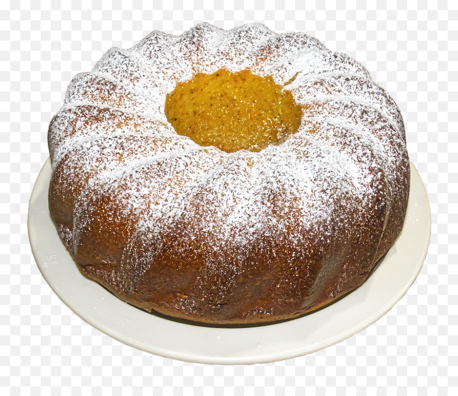 Gugelhupf Kek Pimi - Bundt Sponge Cake With Confectioners Sugar Png,Kek Png