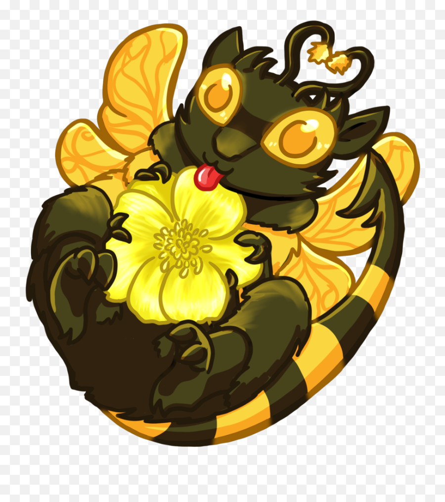 Cutie Bumble Bee Dragon Package - Illustration Png,Bumble Png