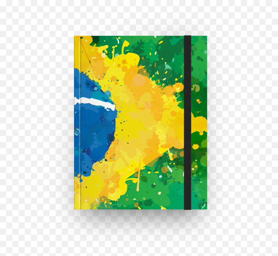 Caderno Bandeira Do Brasil De Incantia - Visual Arts Png,Bandeira Brasil Png