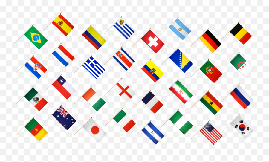 Football - All The Flags Transparent Png,Waving Flag Png