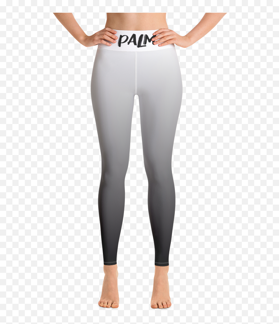 Download Blackwhite Gradient Supersoft Leggings - Yoga Yoga Pants Png,Black Gradient Png
