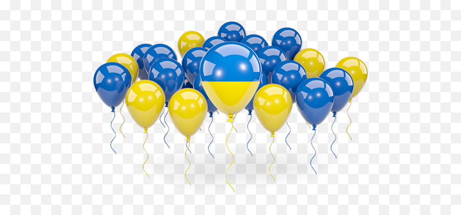 Hd Blue And Yellow Balloons Png - Blue Yellow Balloon Png,Blue Balloons Png