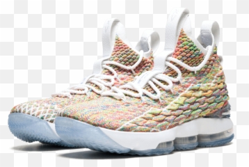 Download Nike Lebron 15 Fruity - Lebron 15 Fruity Pebbles Png,Pebbles Png