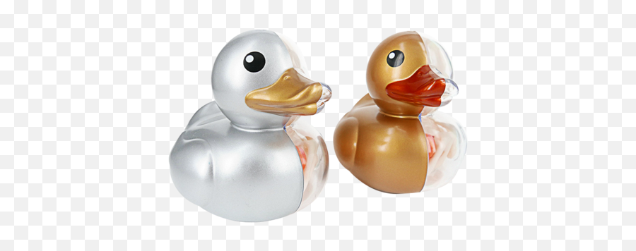 Bathing Ducky Gold And Silver - Bathing Ducky Silver Jason Freeny Png,Rubber Duck Transparent