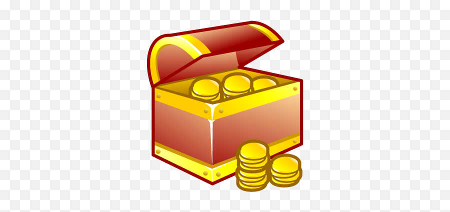 Chest Gold Treasure Icon - Transparent Treasure Icon Png,Treasure Png