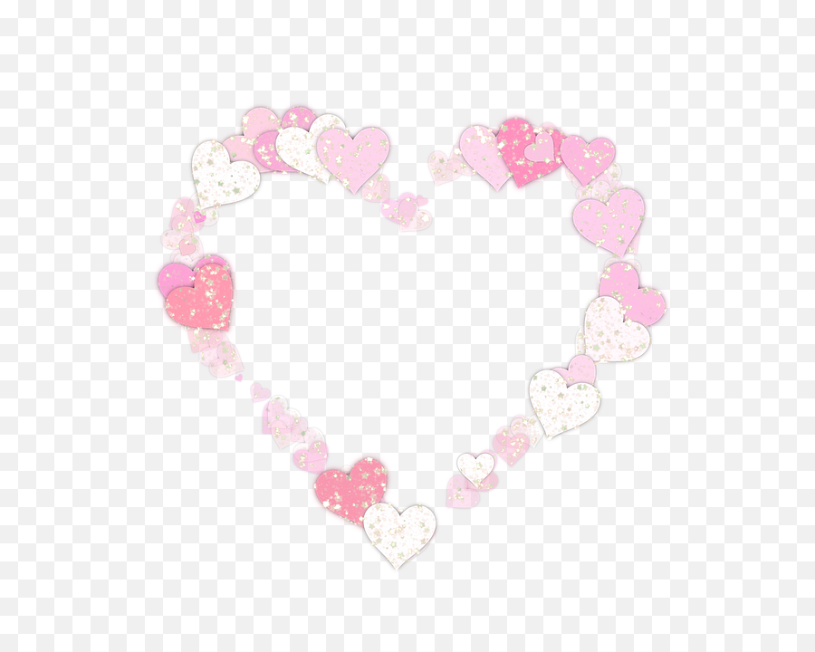 Heart Frame Glitter Confetti Transparent Png Images U2013 Free - Heart Glitter Frame Png,Confetti Transparent Png