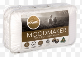Moodmaker Wool Rich Luxury Pillow - African Grey Png,Bambi Png