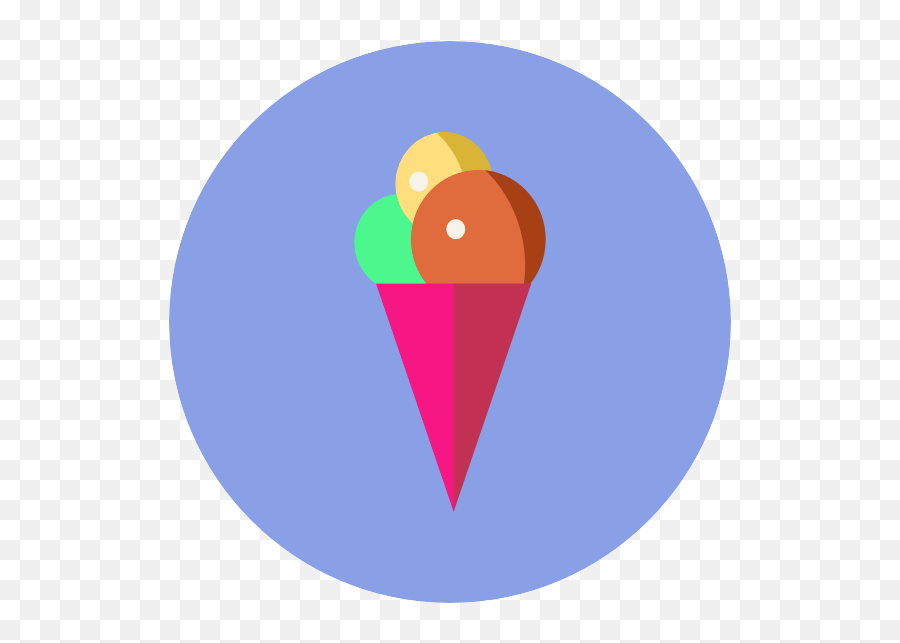 Affinity Designer Designing A Flat Ice Cream Icon - Circular Ice Cream Image Png,Ice Cream Transparent Background