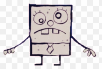 Doodle Bob Png - Dibujo Bob Esponja Trazo,Doodlebob Png - free ...