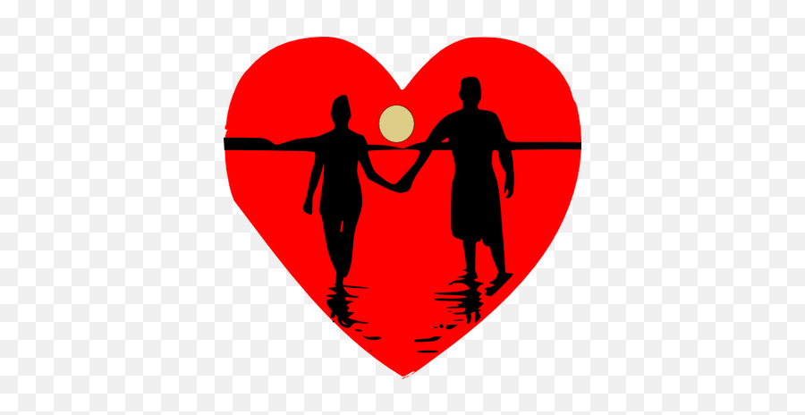 Download Black - Couple Holding Hands Cartoon Png,Black Couple Png