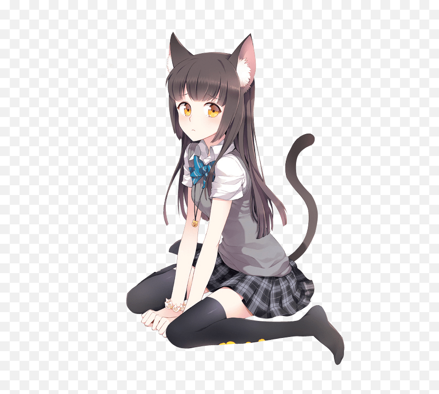Download Anime Girl Free Png Transparent Image And Clipart - Anime Cat Girl Png,Girl Transparent