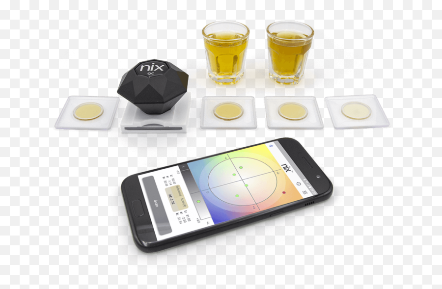 Nix Sensor - Color Matching Tool Paint Color Sensor App Beer Glassware Png,Paint Swatch Png