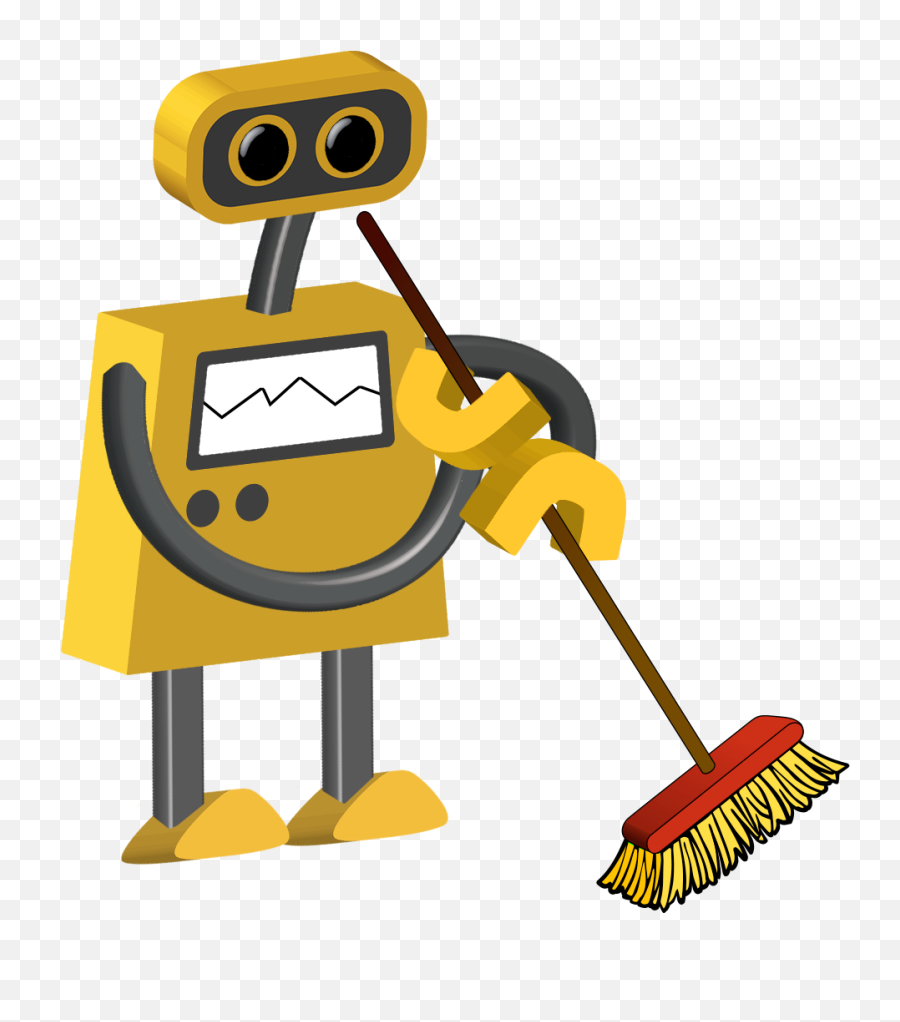Robot With Clear Background Clipart - Cartoons With Transparent Background Png,Robot Transparent Background