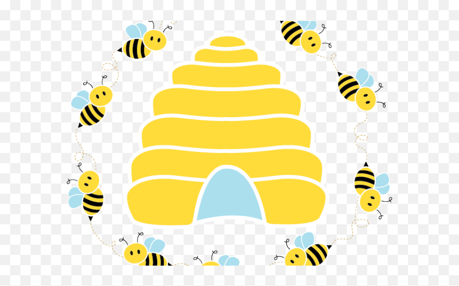 Bee Hive Clipart Circle Png