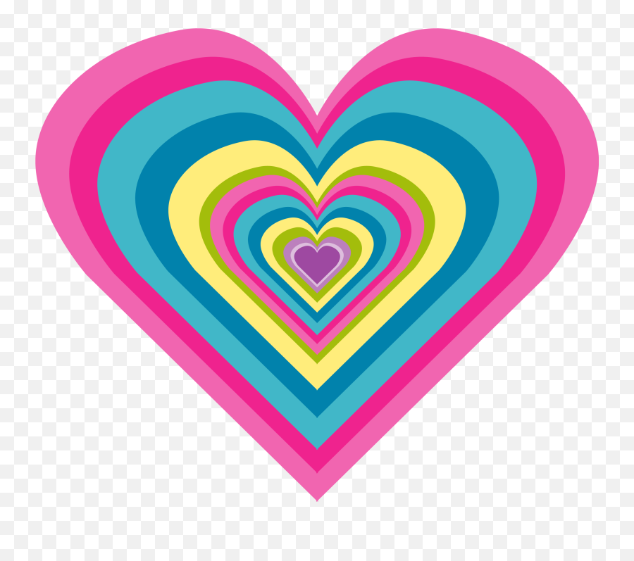 Sparkle Heart Png - Rainbow Moving Love Hearts,Rainbow Heart Png