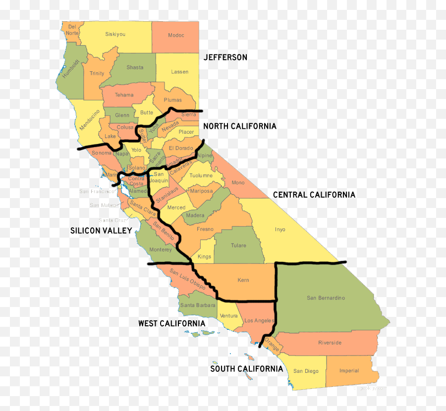 Northern California Riders - Norcal Polaris 58 Counties Of California Png,California Map Png