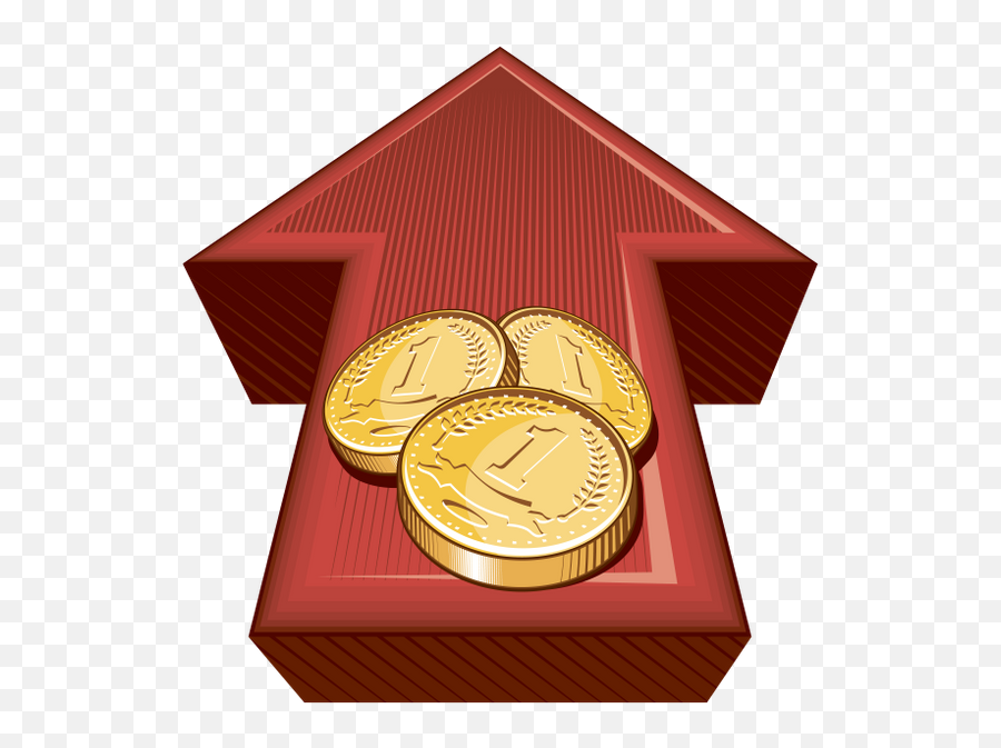 Money Gold - Gold Png,Flecha Roja Png