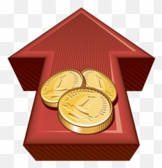 Money Gold - Gold Png,Flecha Roja Png