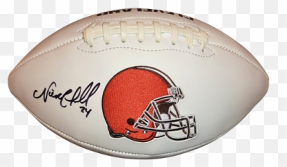 Nick Chubb Autographed Cleveland Browns - Revolution Helmets png