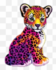 Leopard - Transparent Lisa Frank Clipart Png,Lisa Frank Png