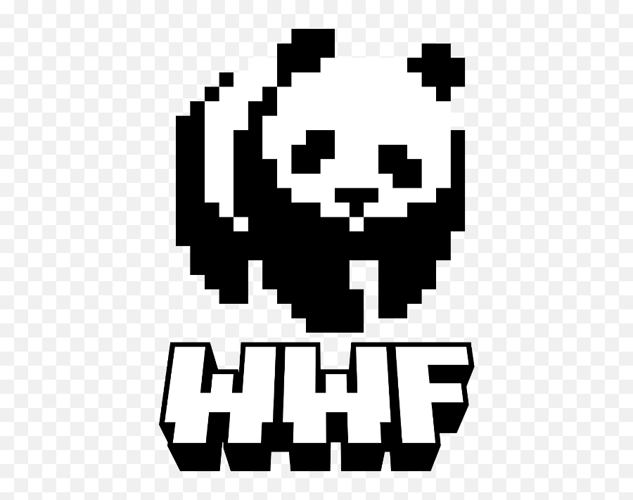 Minecraft - Minecraft Panda Pixel Art Png,Minecraft Logo Pixel Art