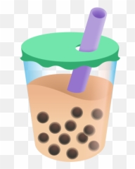 Bubble Tea Emoji - Bubble Tea Emoji Android Png,Bubble Tea Transparent