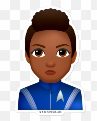 Discovery Burnham Emoji Die - Mariner Star Trek Lower Decks Png