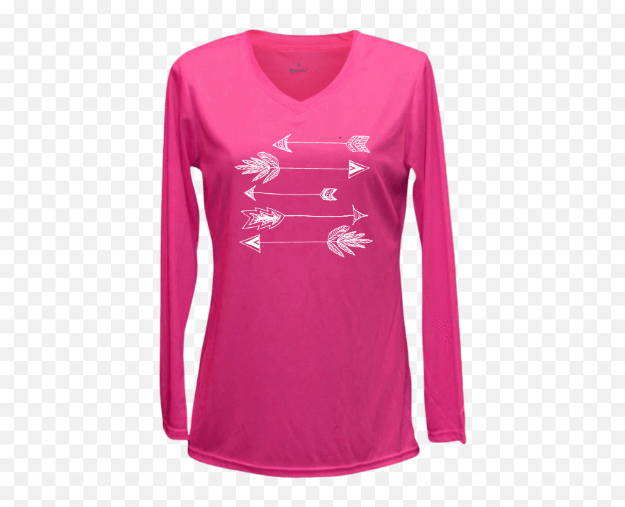 Feathered Arrow Png - Show Gallery Longsleeved Tshirt Long Sleeve,Feathered Arrow Png