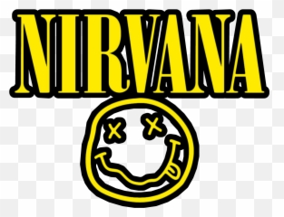 Yellow Logo Nirvana Rock Music Sticker By Cutegirl - Rock Band Logo Png