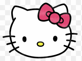 Download Hello Kitty Head Clip Art - Png Face