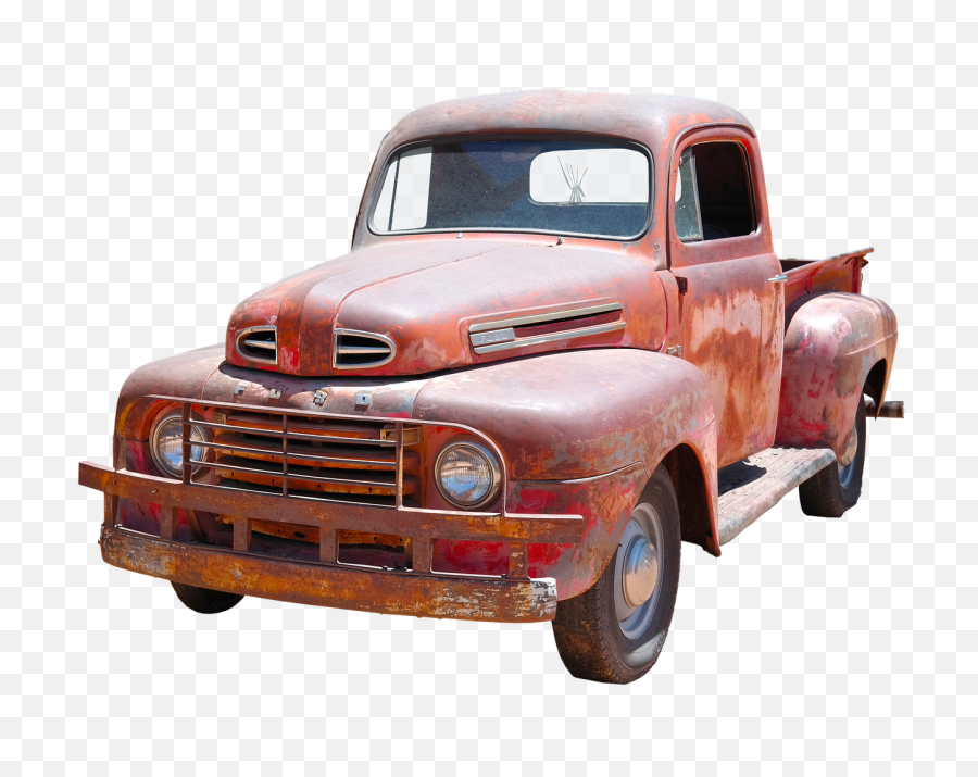 Ford V8 Pickup - Old Rusty Truck Ford Png,Pickup Truck Png