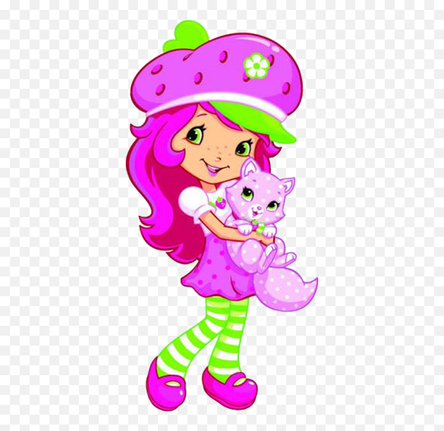 Strawberry Shortcake Custard Cupcake - Strawberry Shortcake Png,Fresa Png