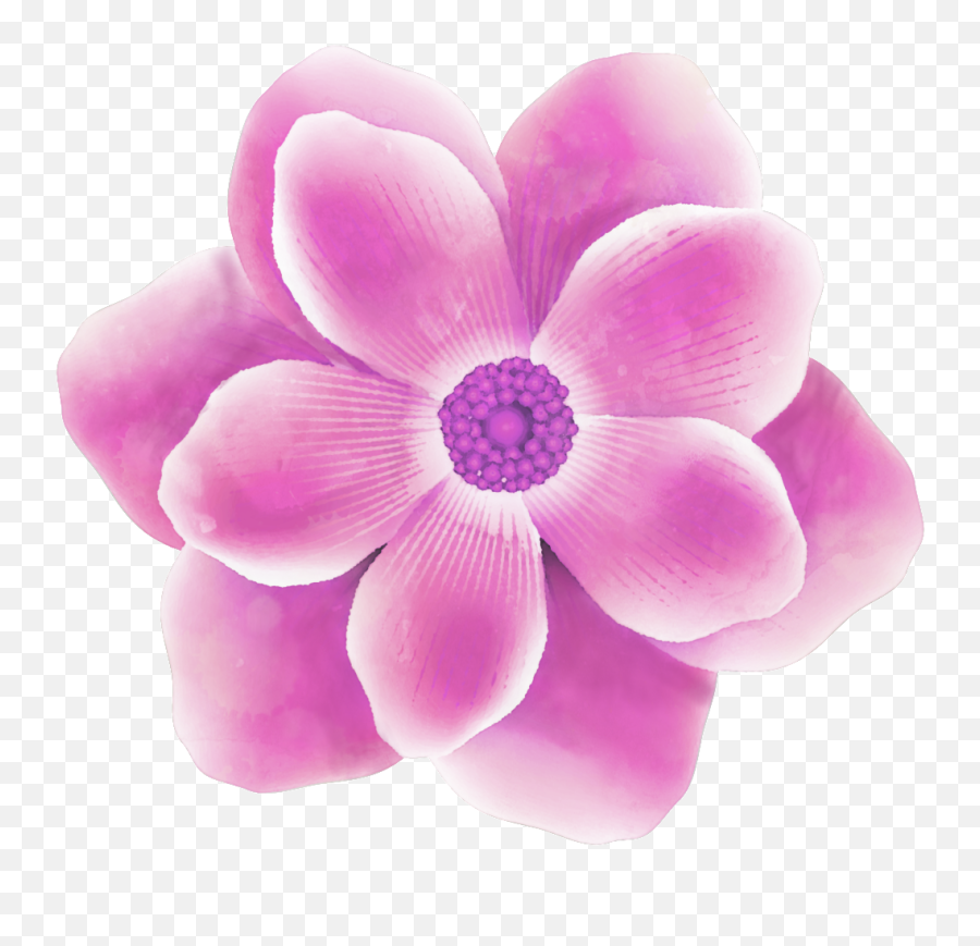 Download Rose Red Watercolor Flower Png Transparent - Purple Soft,Watercolor Rose Png