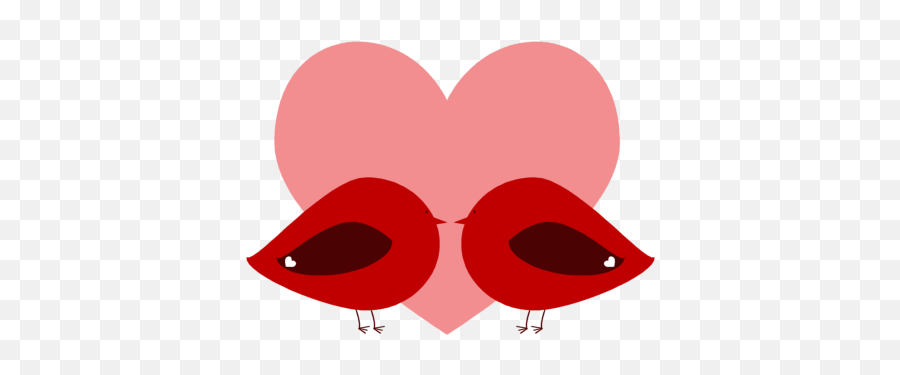 Download Hd Red Valentine Love Birds - Love Birds Valentine Love Birds Clipart Png,Valentine Background Png