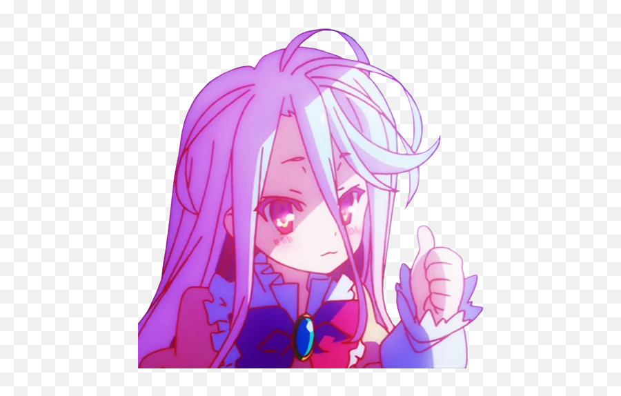 No Game Stickers Set For Telegram - Hime Cut Png,No Game No Life Logo