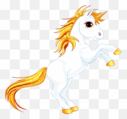 Gold Unicorn Png