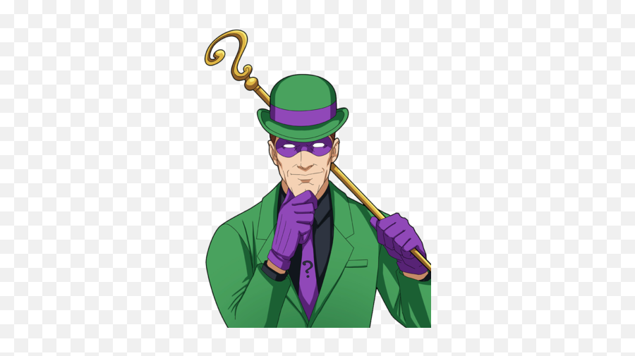 Batman And The Justice League Wiki - Riddler The Dark Knight Png,Riddler Png