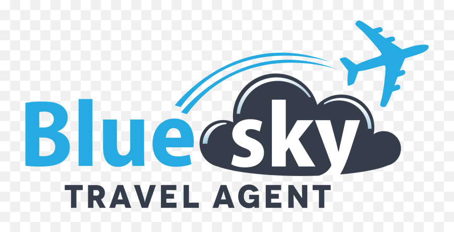 Blue Sky Travel Agent Footscray - Free Vector Plane Png,Travel Agent Logo