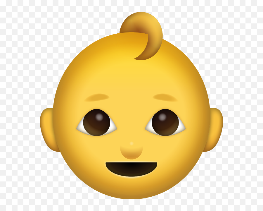 Baby Emoji Free Download Iphone Emojis - Transparent Angel Emoji Png,Excited Emoji Png