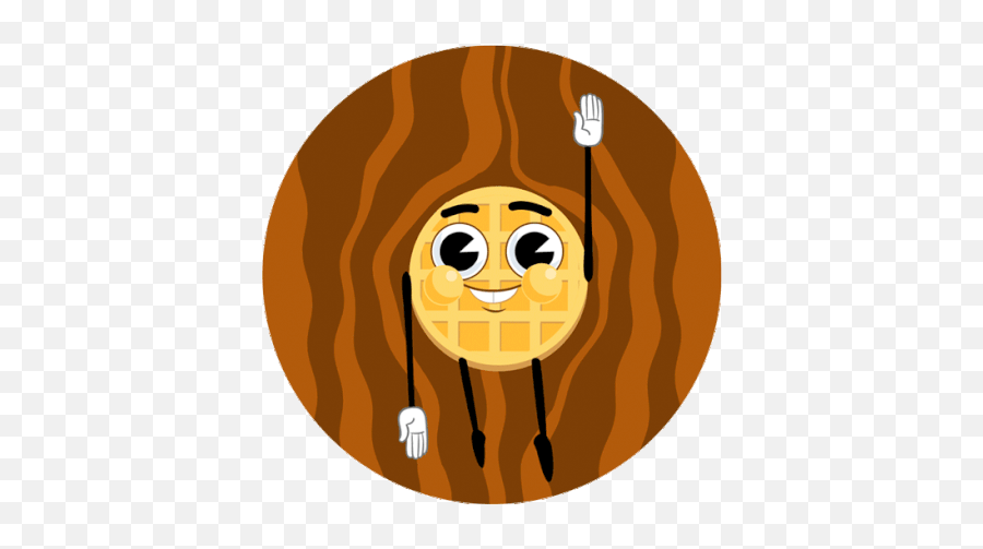 Waffle Swimming In Syrup Gif - Happy Png,Syrup Icon