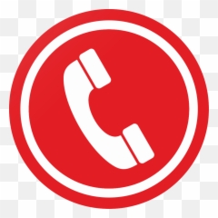 Telephone Circle Symbol Icon Png Transparent Images - Red Phone Png