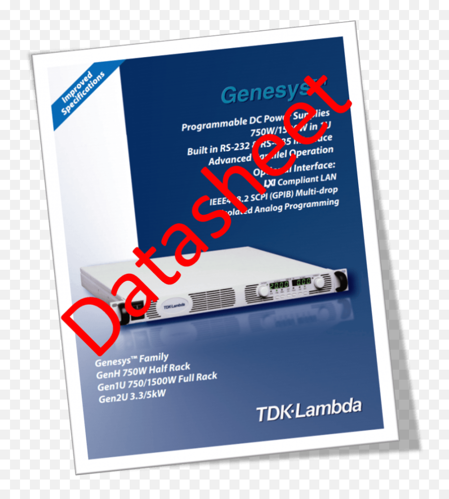 Bench Top Power Supplies - Pulse Power U0026 Measurement Ltd Horizontal Png,Datasheet Icon