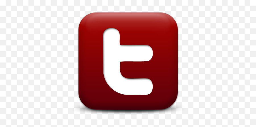 Twiter - Twitter Logo In Red Png,Twiter Logo Png