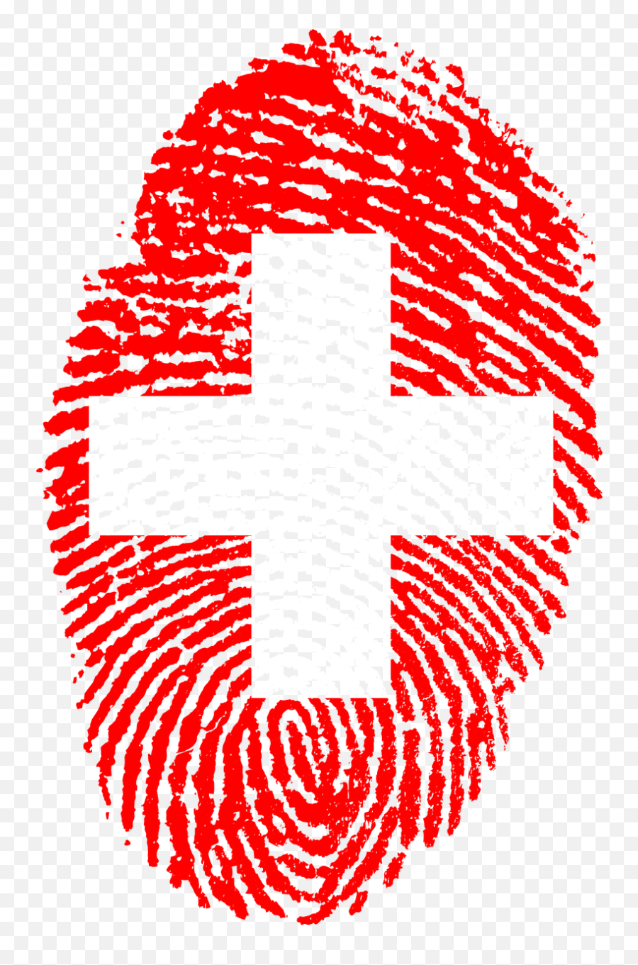 Download Switzerland Flag Fingerprint Country - Bangladesh Flag Finger Print Png,Swiss Icon Black White