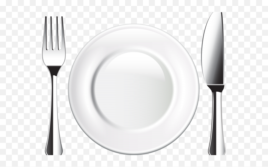 Plates Clipart Plate Knife Fork - Plate Png,Plates Png