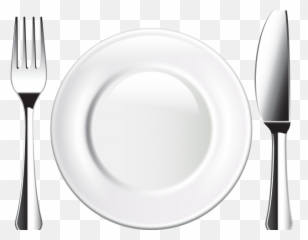 Plates Clipart Plate Knife Fork - Plate Png,Plates Png