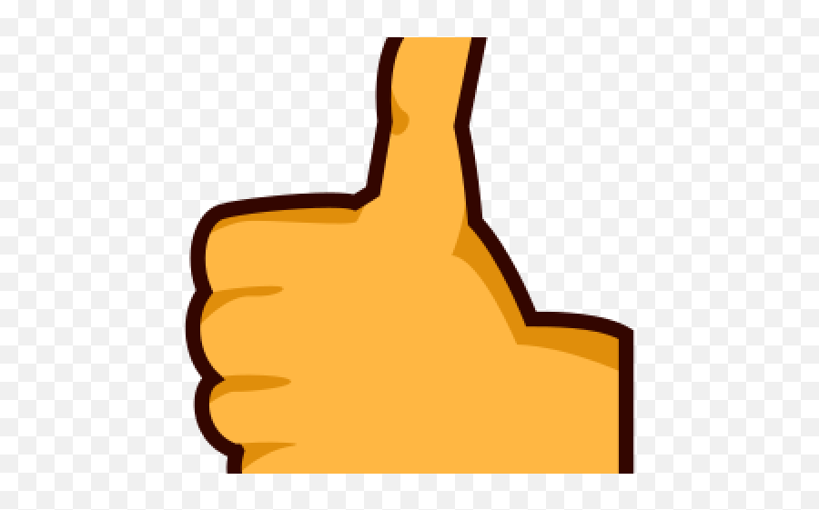 Download Hand Emoji Clipart Thumbs Up - Clip Art Png,Hand Emoji Png