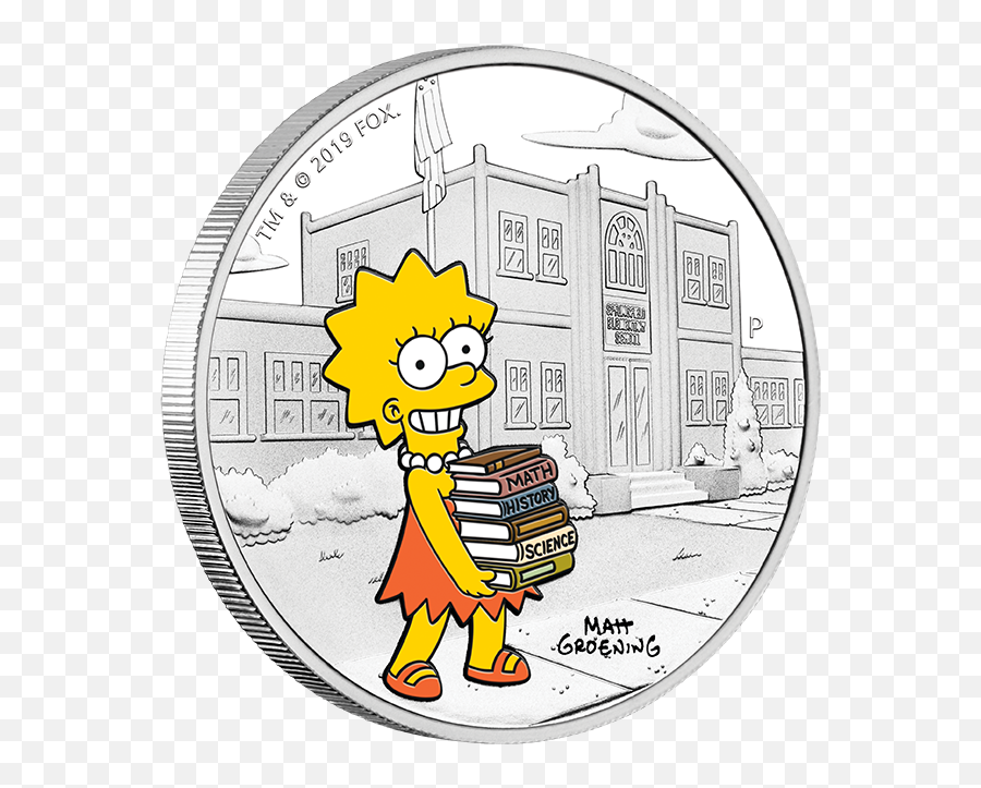 The Perth Mint September New Releases - Year Of The Mouse Perth Mint The Simpsons Silver Coins Png,Lisa Simpson Icon