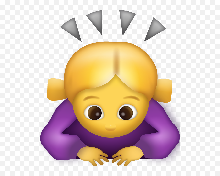 Woman Bowing Emoji Free Download Ios Emojis Island Woman Bowing Emoji Pngarti Icon Whatsapp